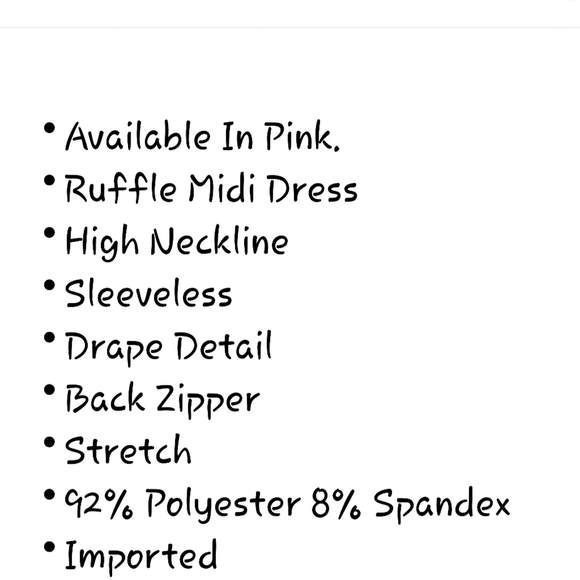 Side Drape Midi Dress - Picture 5 of 5